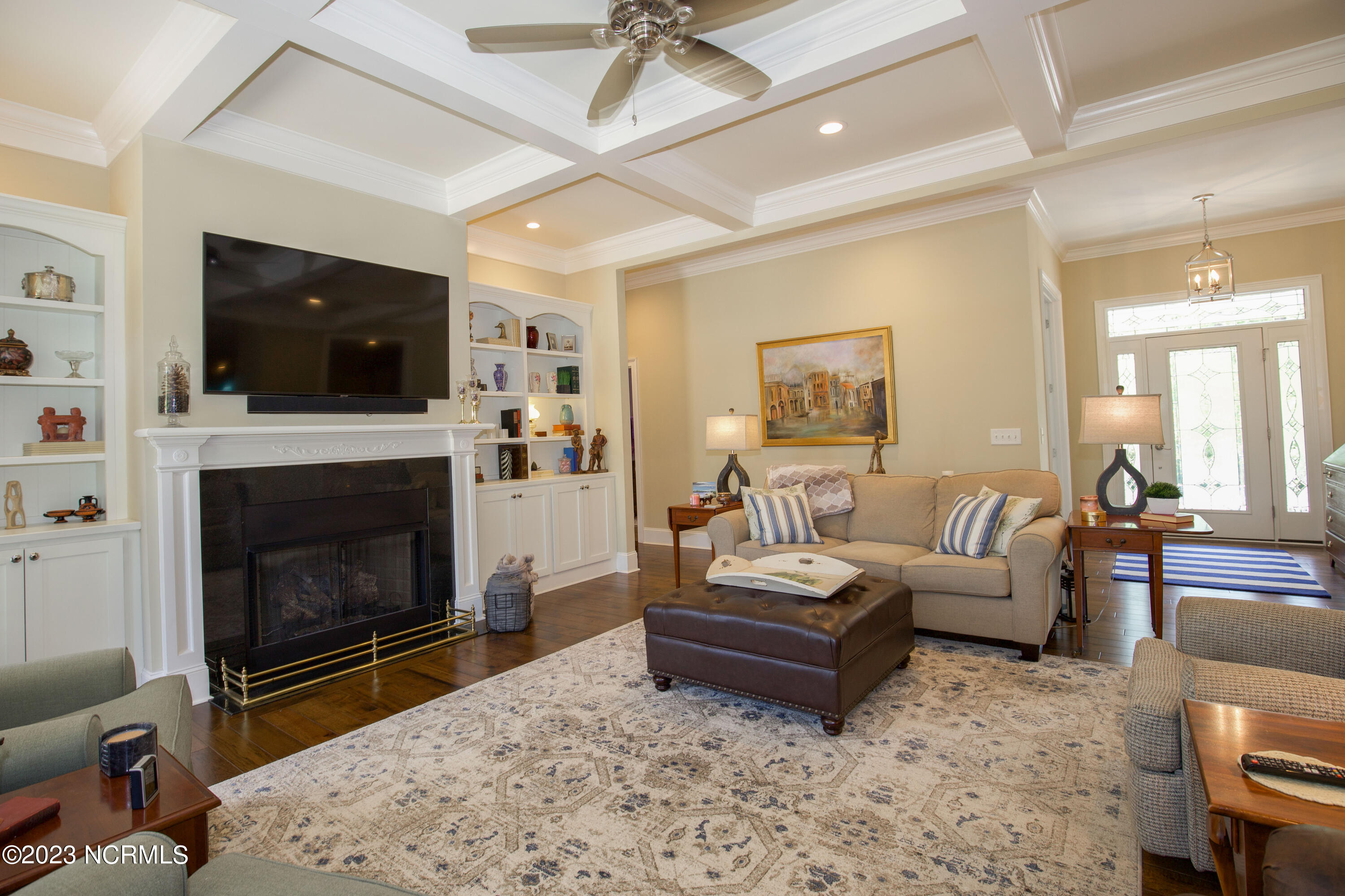 153 National Drive Pinehurst, NC 28374 - Photo 9 of 60 Living Room with ceiling fan