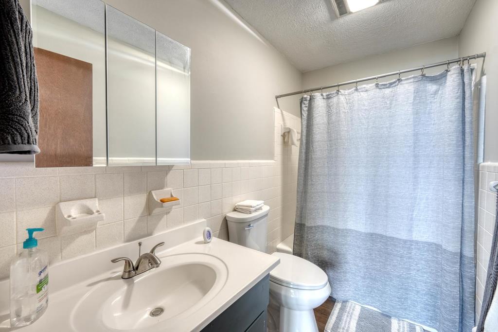 980 Mining Gap Road Young Harris, GA 30582 - Photo 19 of 70 a bathroom with a sink toilet and shower