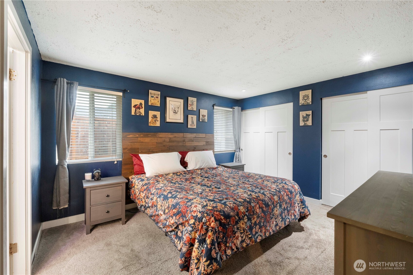 2322 Pamela Place Steilacoom, WA 98388 - Photo 11 of 24 a bedroom with a bed and a cabinets