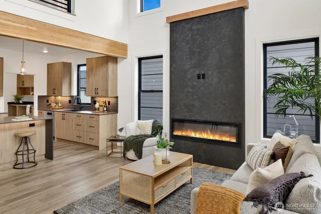 a bedroom with bed and a window