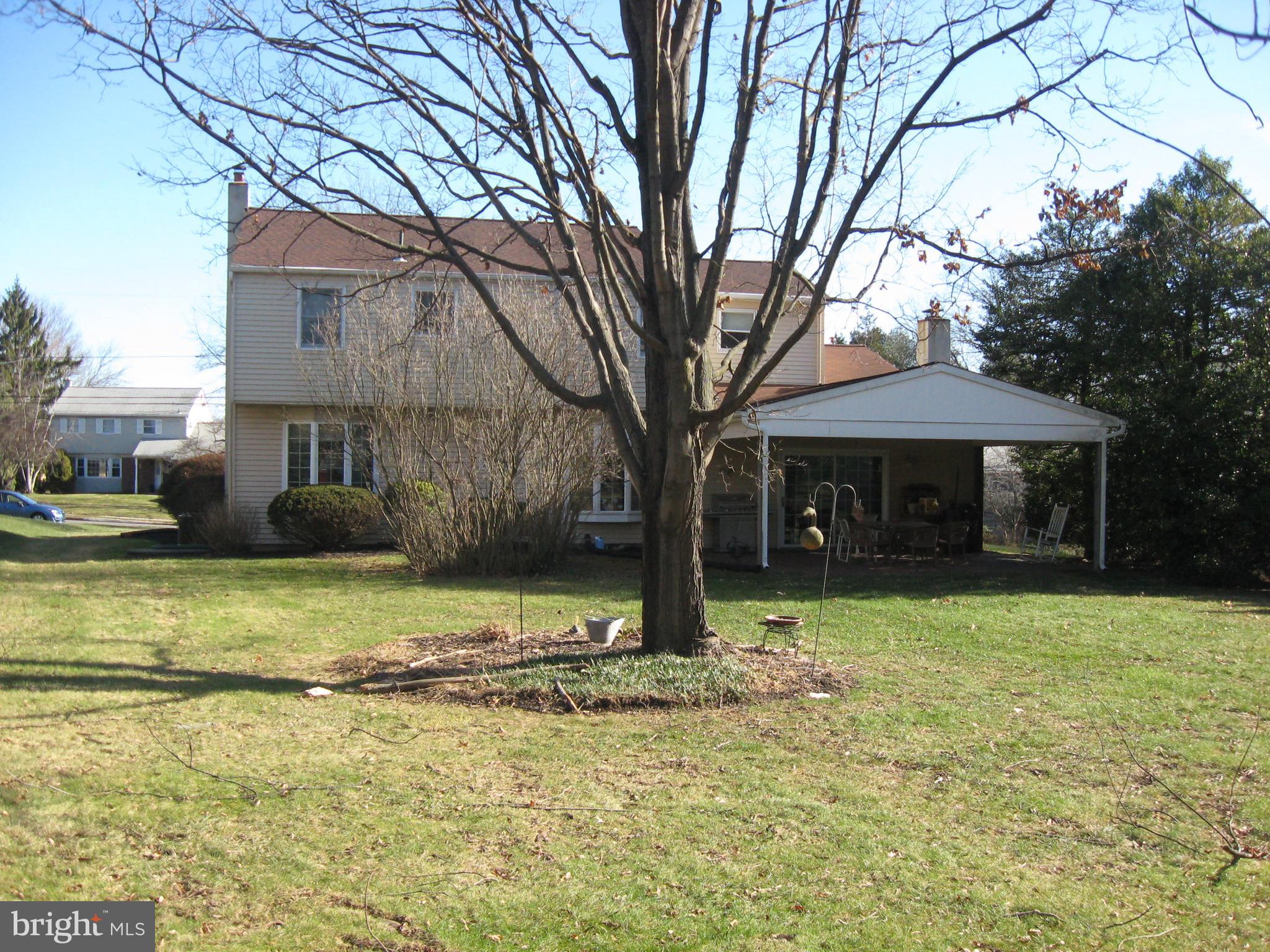 537 Highgate Road Eagleville, PA 19403 - Photo 9 of 9 Back Yard with mature trees