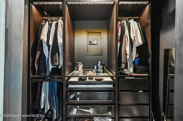 a view of a two chairs in patio