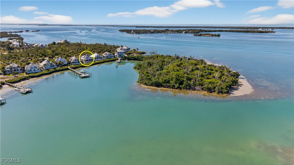 520 Useppa Island Bokeelia, FL 33922 - Photo 41 of 47 an aerial view of a houses with a lake view