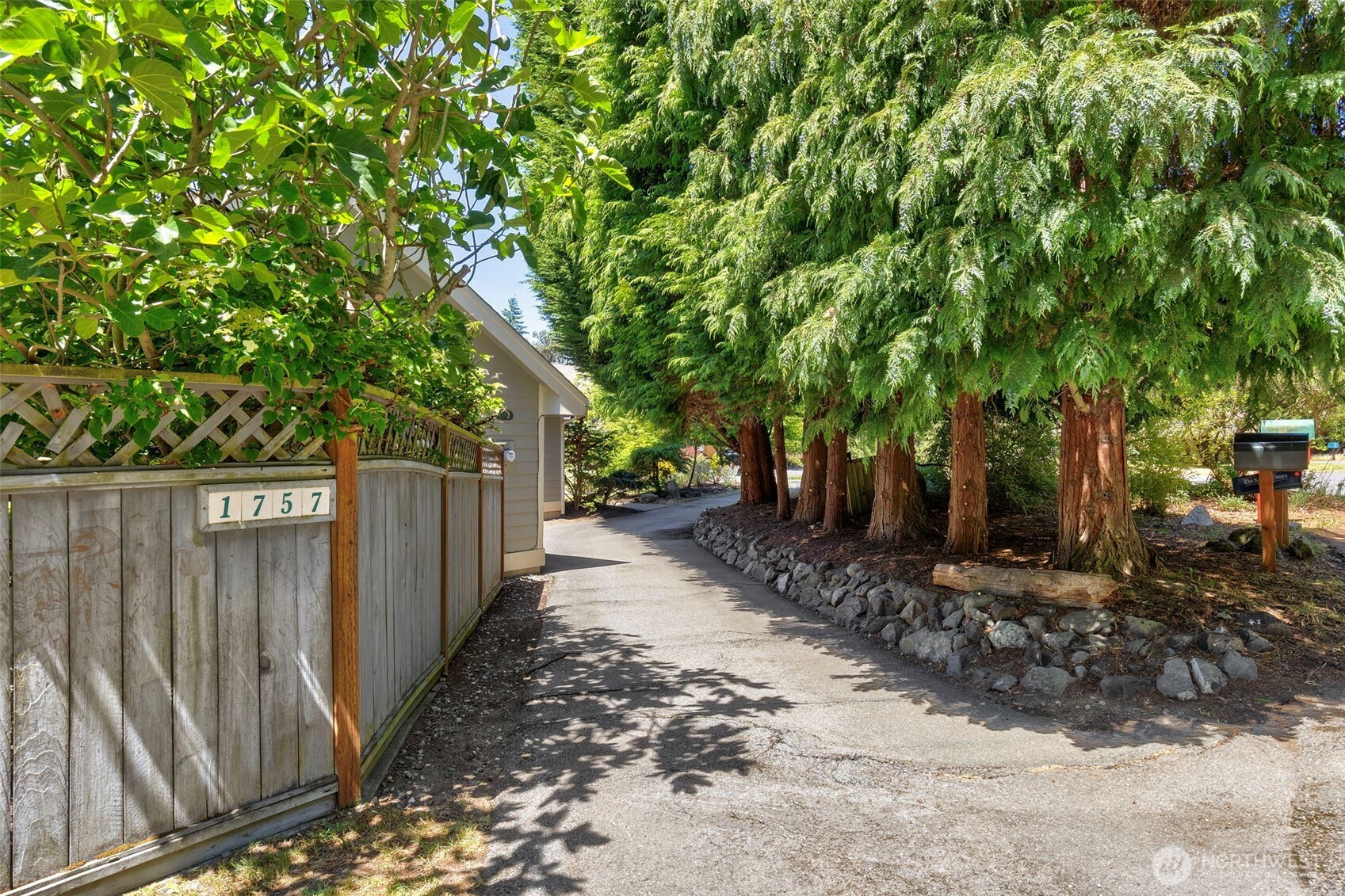 1757 Maple Street Port Townsend, WA 98368 - Photo 39 of 40 a view of a backyard with trees