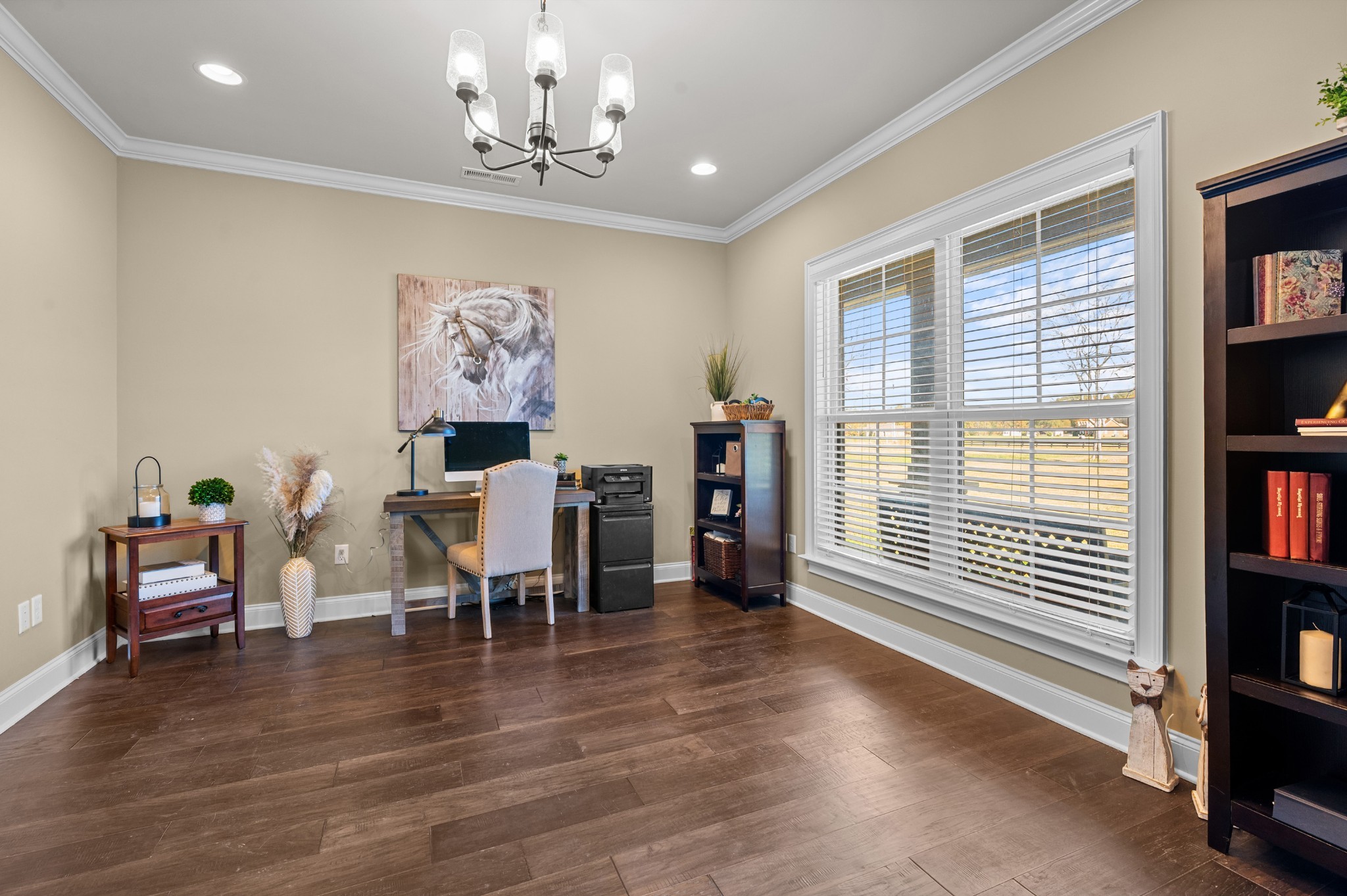 1591 North Lovvorn Road Christiana, TN 37037 - Photo 16 of 62 a view of a dining room with furniture window and wooden floor