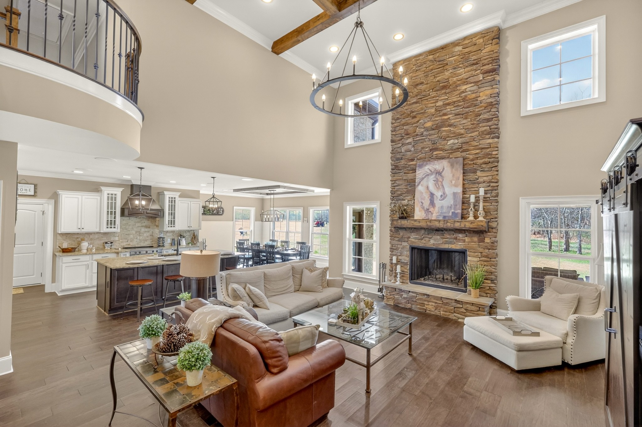 1591 North Lovvorn Road Christiana, TN 37037 - Photo 19 of 62 a living room with furniture or chandelier and a fireplace