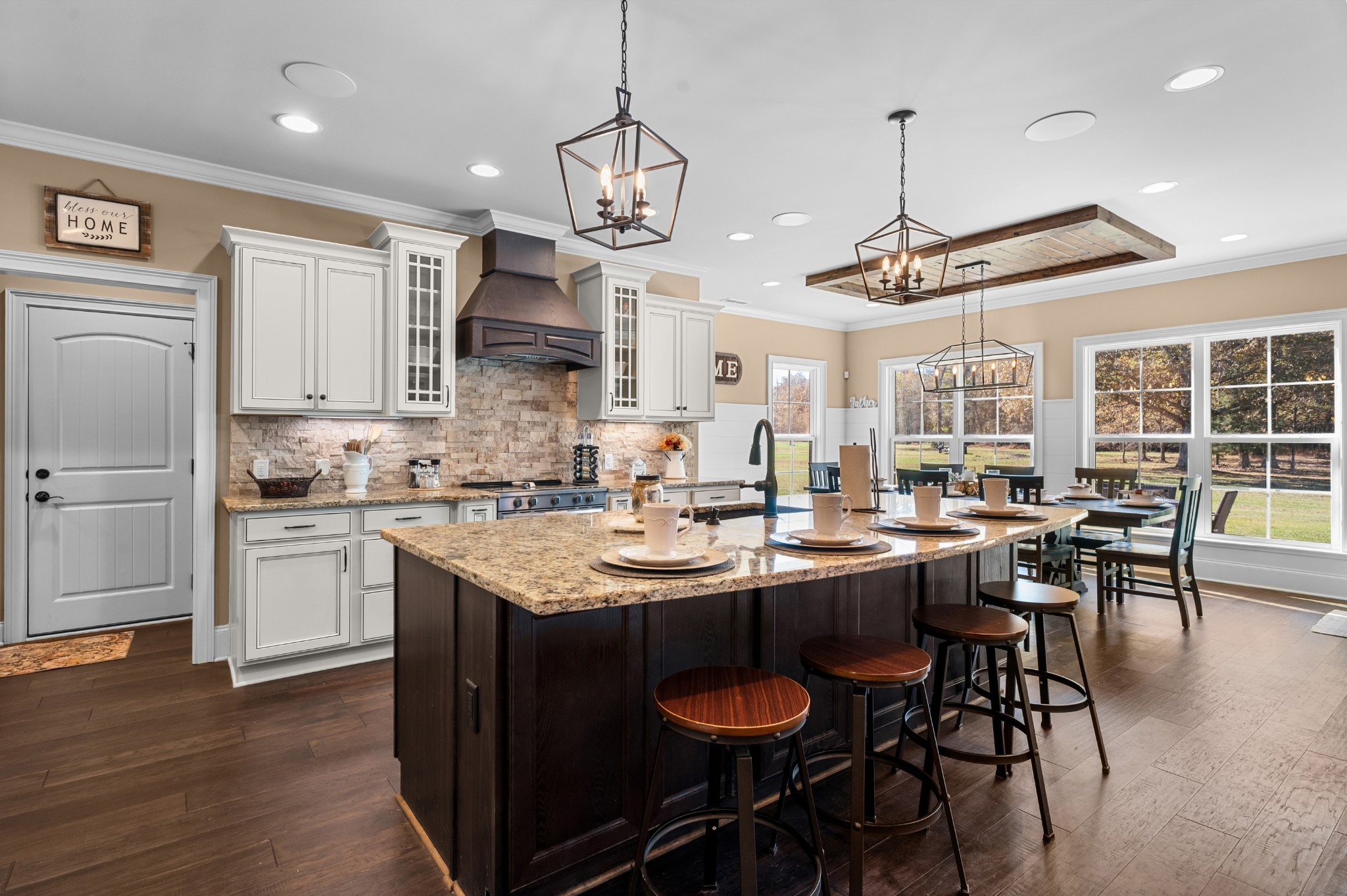 1591 North Lovvorn Road Christiana, TN 37037 - Photo 25 of 62 a kitchen with a center island appliances and cabinets