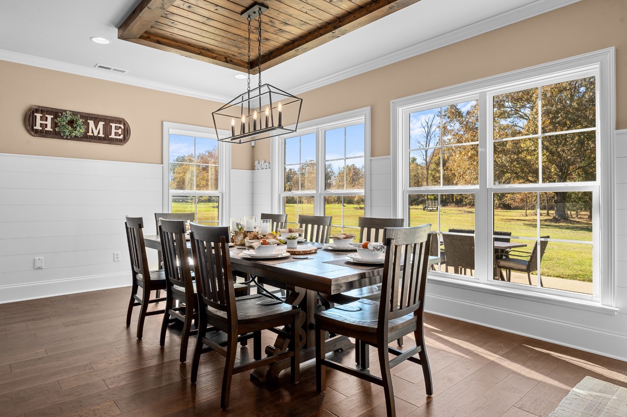1591 North Lovvorn Road Christiana, TN 37037 - Photo 26 of 62 a view of a dining room with furniture window and wooden floor