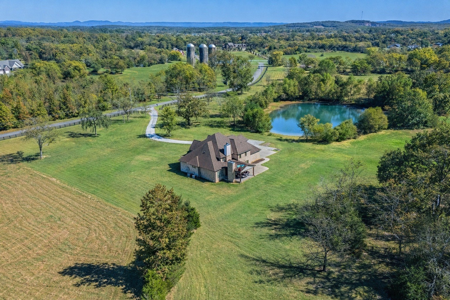 1591 North Lovvorn Road Christiana, TN 37037 - Photo 4 of 62 an aerial view of a house with a yard