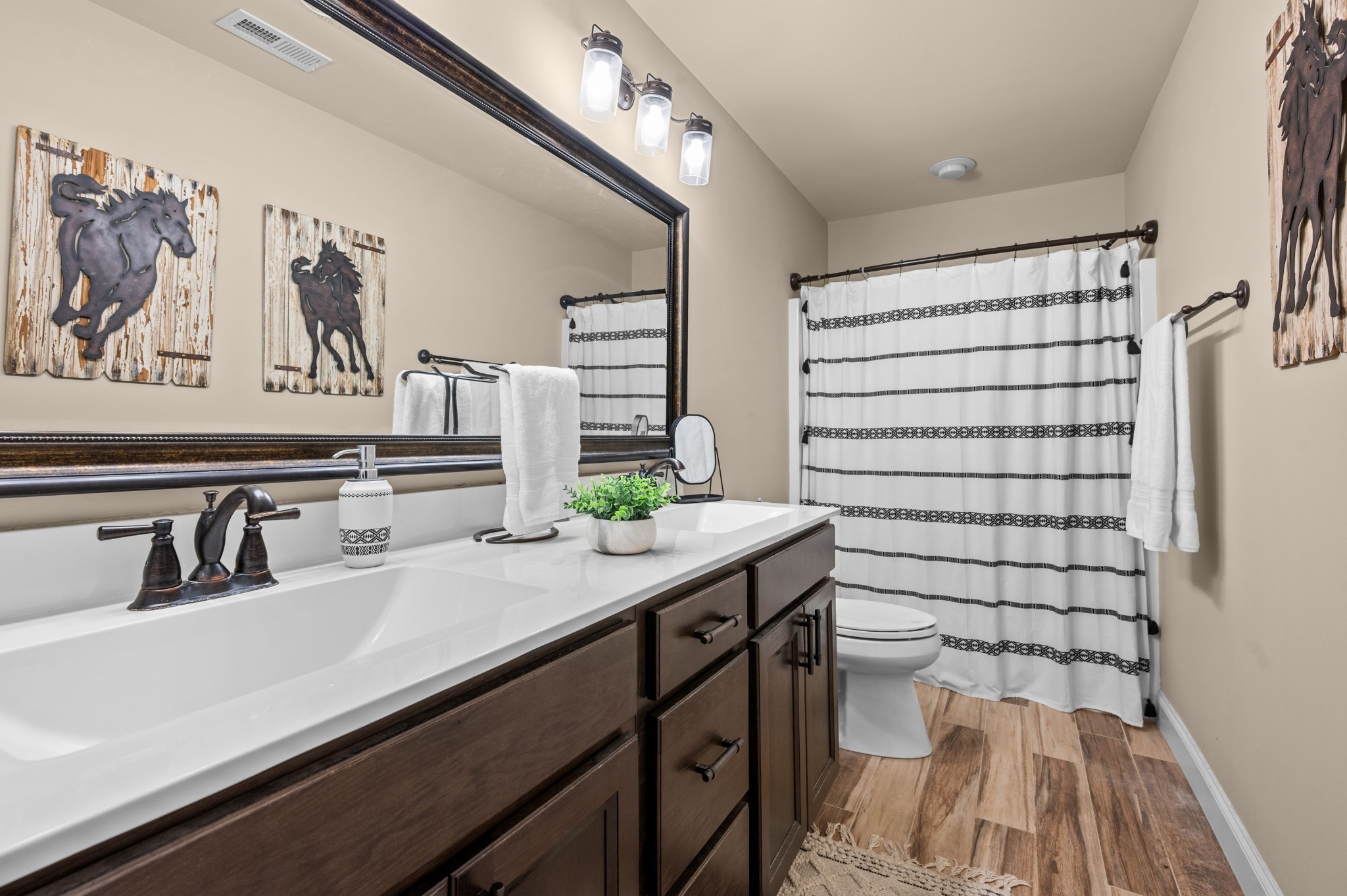 1591 North Lovvorn Road Christiana, TN 37037 - Photo 44 of 62 a bathroom with a sink a toilet and shower