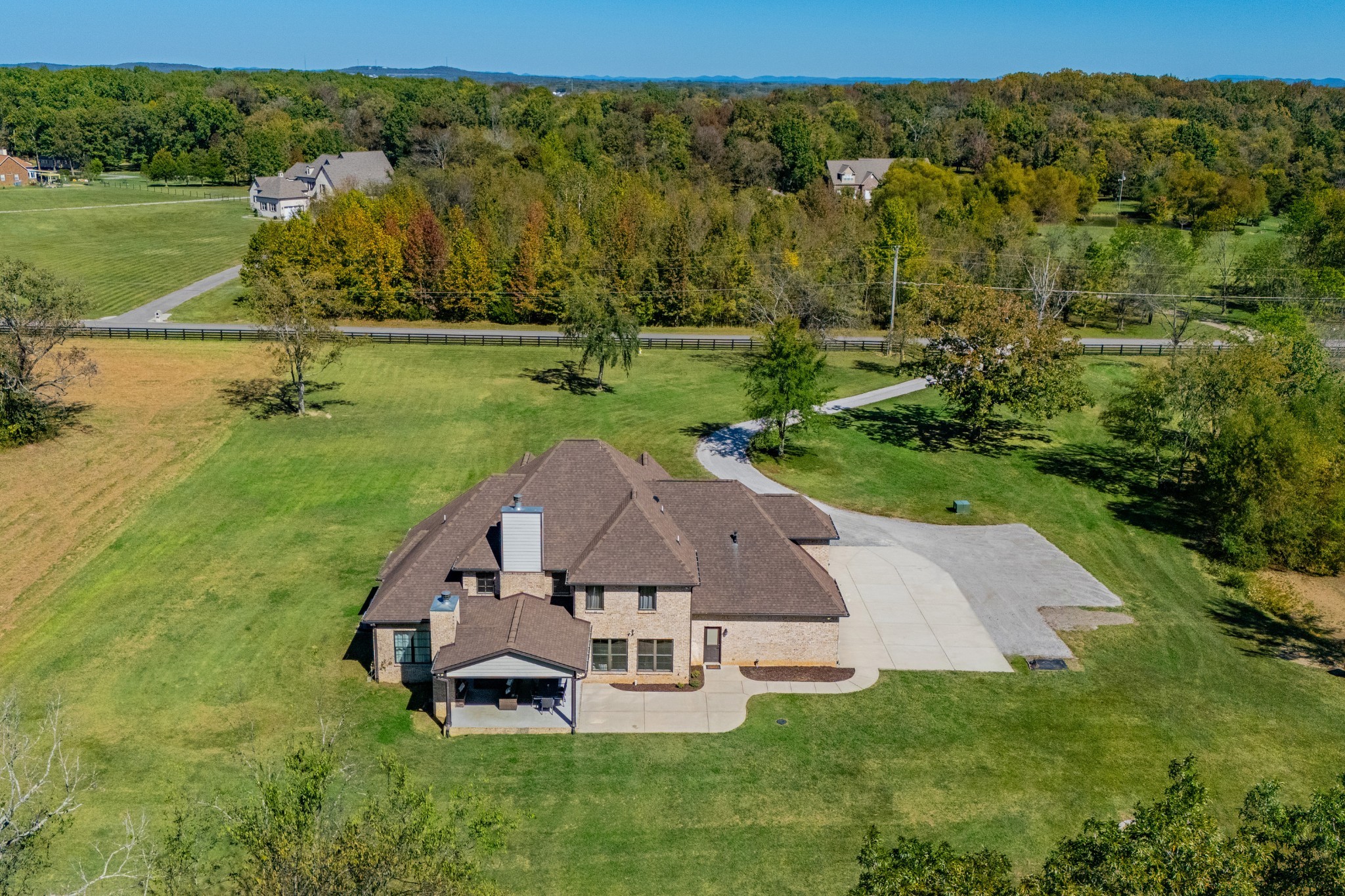 1591 North Lovvorn Road Christiana, TN 37037 - Photo 57 of 62 an aerial view of a house with big yard