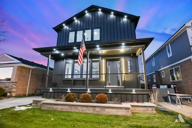 a view of swimming pool with seating area