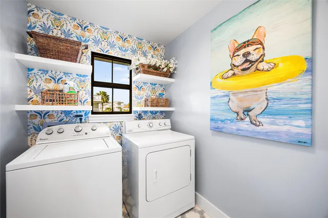 a view of washer and dryer