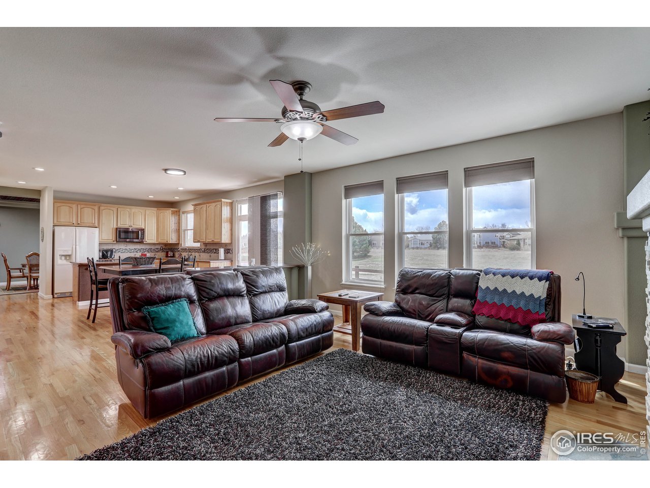 709 Glenarbor Circle Longmont, CO 80504 - Photo 16 of 40 a living room with furniture and a large window