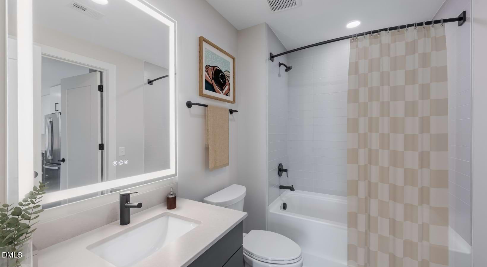 1000 Hammell Drive, Unit S3 Raleigh, NC 27603 - Photo 22 of 35 a bathroom with a sink toilet and shower
