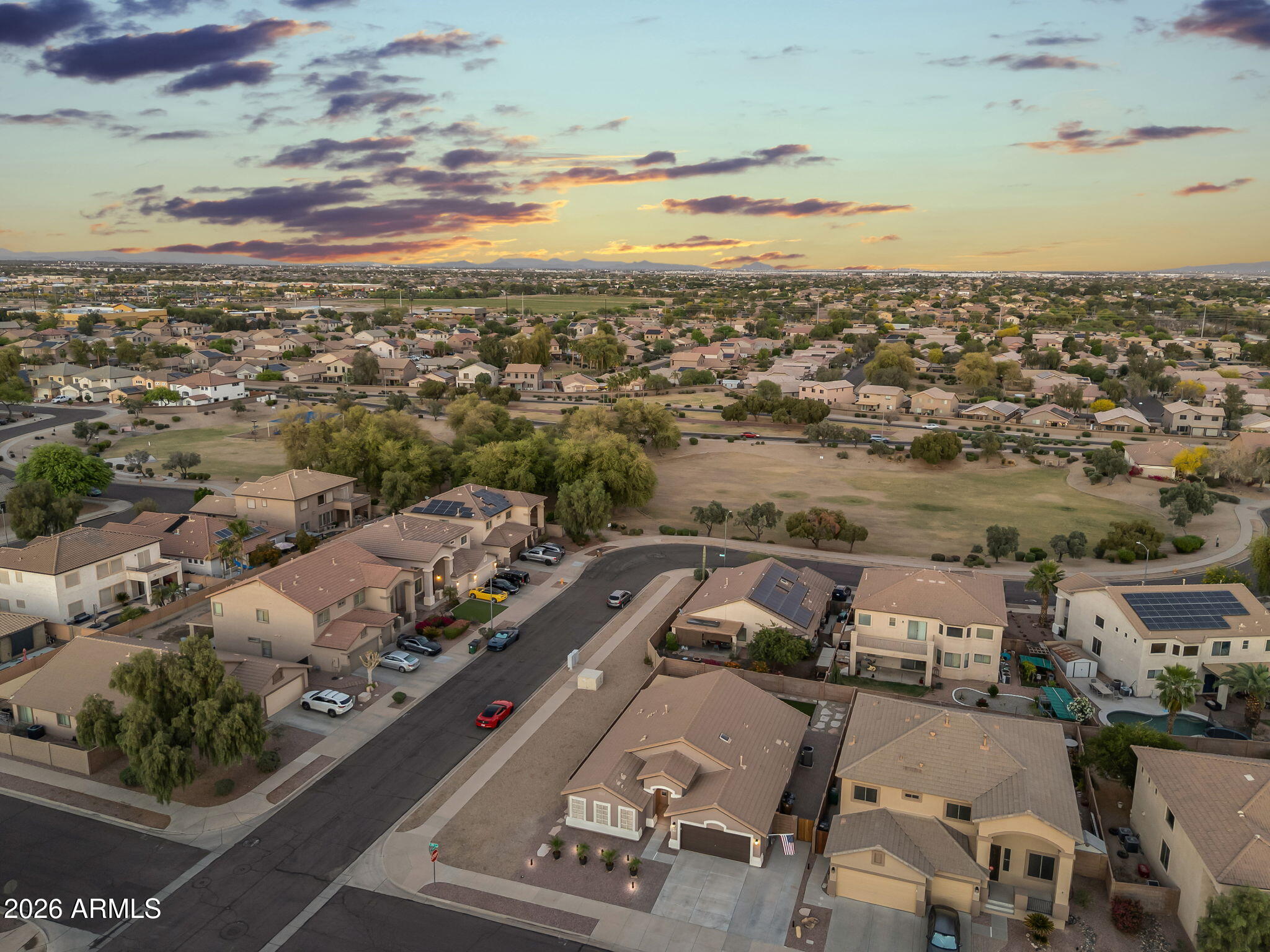1815 South 174th Avenue Goodyear, AZ 85338 - Photo 2 of 57 an aerial view of a city