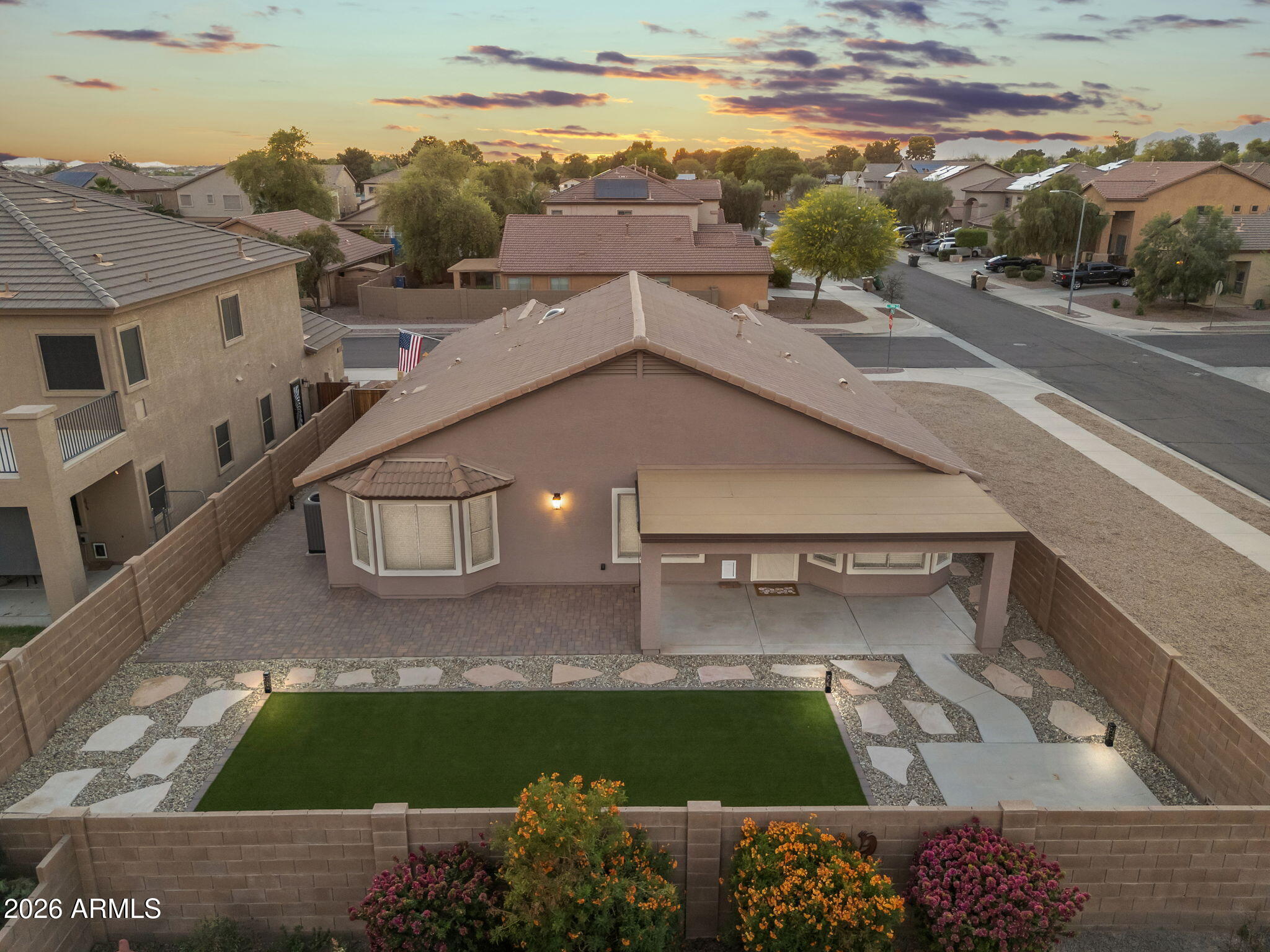 1815 South 174th Avenue Goodyear, AZ 85338 - Photo 6 of 57 a view of a city from the terrace