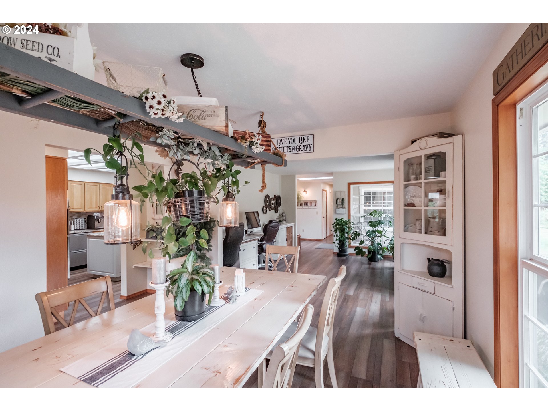 40166 Gates School Road Gates, OR 97346 - Photo 16 of 47 a view of a dining room with furniture