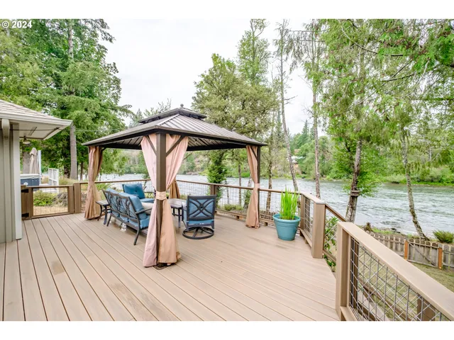 a view of outdoor space with seating