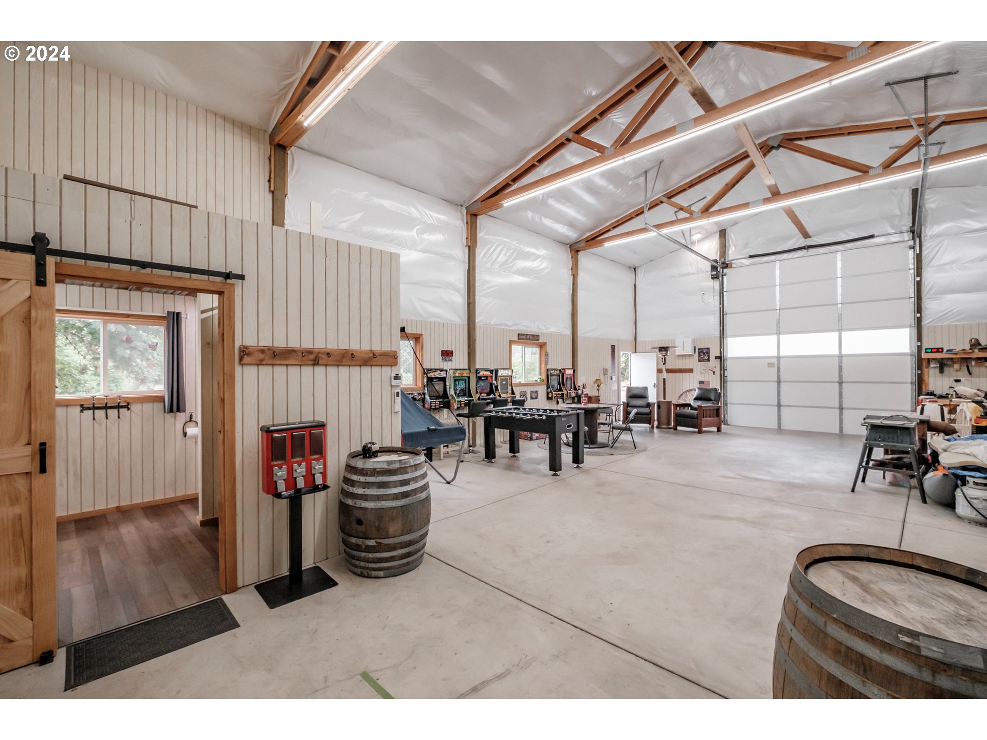 40166 Gates School Road Gates, OR 97346 - Photo 43 of 47 a living room with furniture and a fireplace