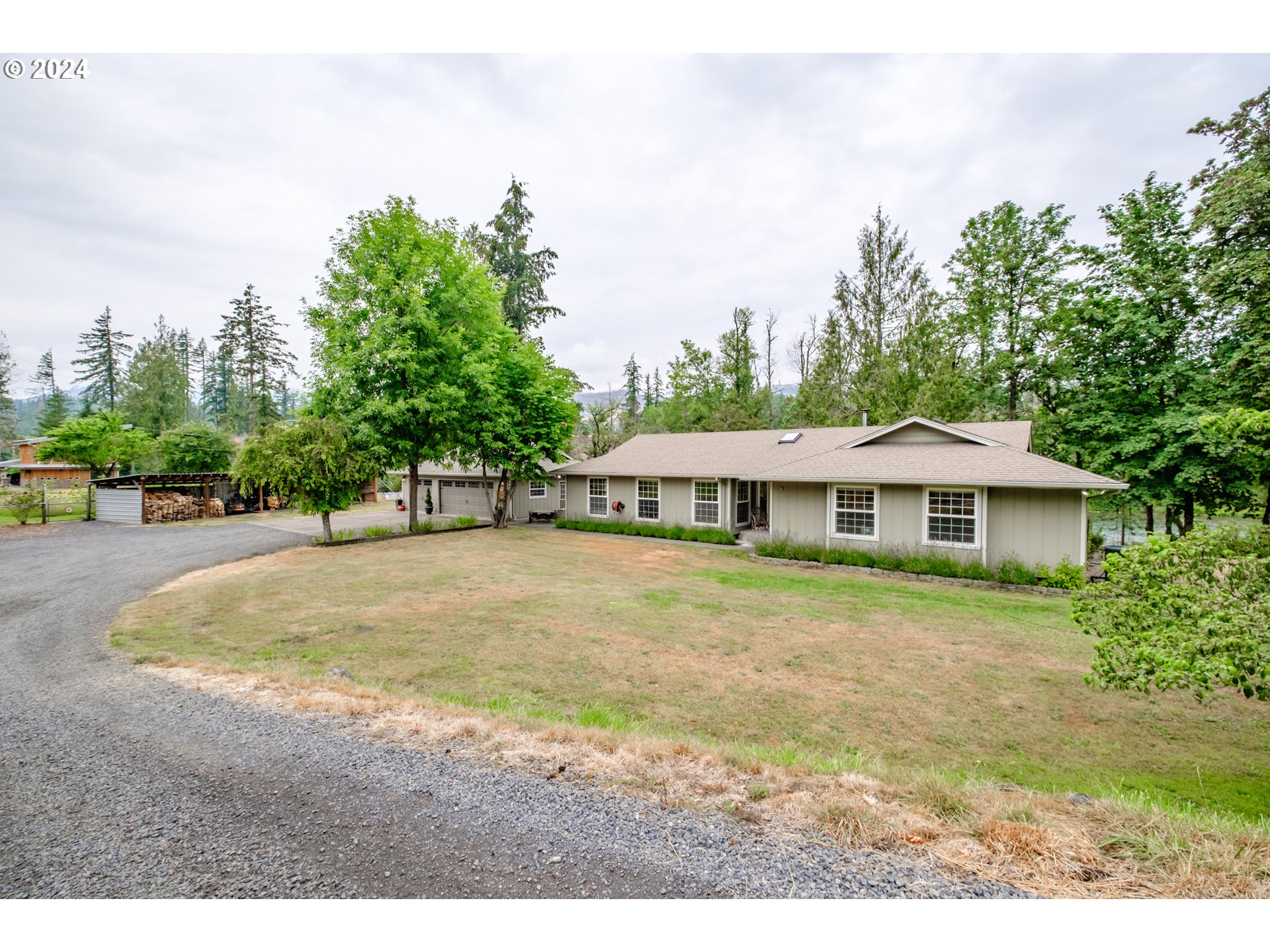 40166 Gates School Road Gates, OR 97346 - Photo 6 of 47 a view of a house with a yard