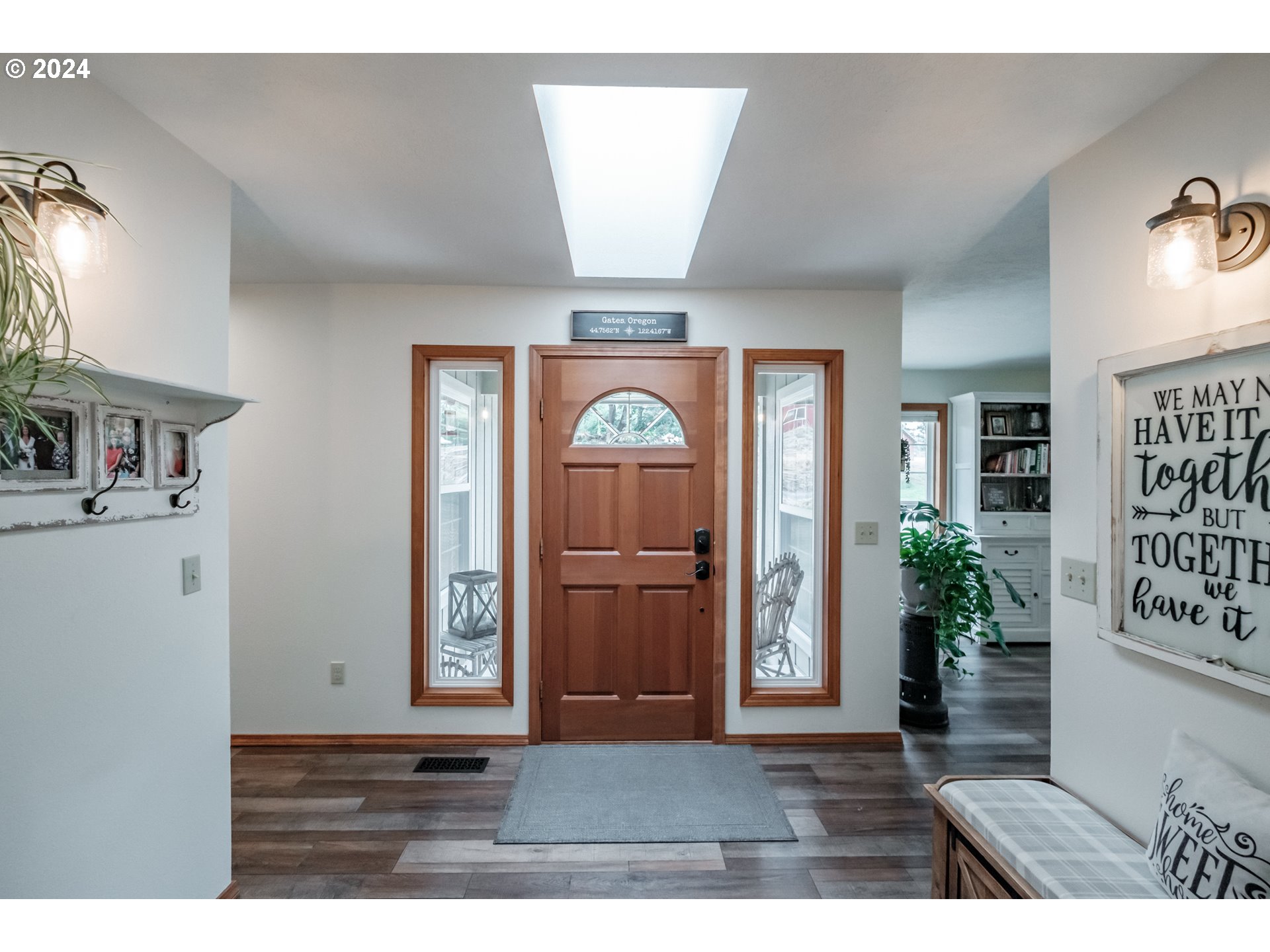 40166 Gates School Road Gates, OR 97346 - Photo 8 of 47 a view interior of a house with wooden floor