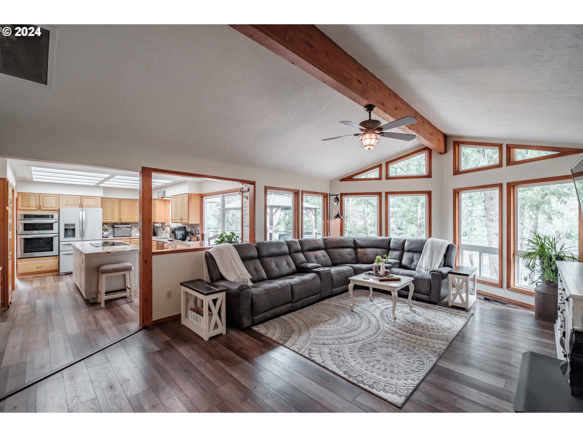 40166 Gates School Road Gates, OR 97346 - Photo 10 of 47 a living room with furniture and a large window