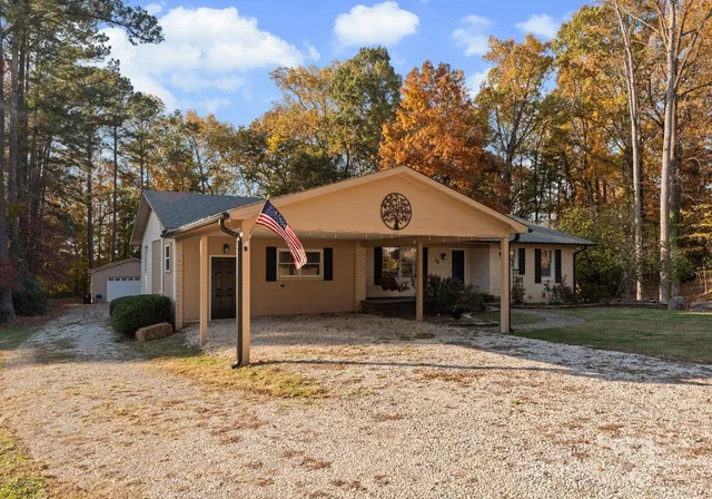 a house with a outdoor space