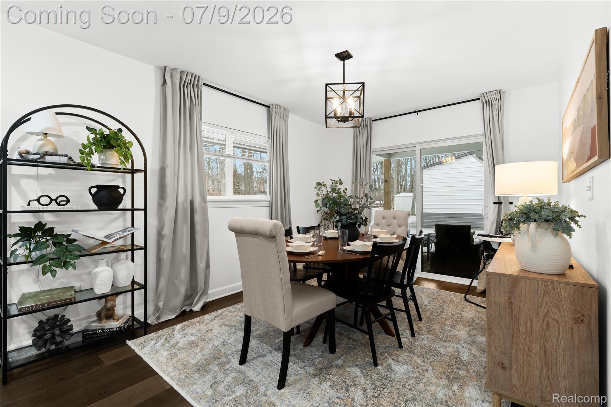 2566 Harrington Road Rochester, MI 48307 - Photo 26 of 64 Dining room with 6-person table and tons of natural light