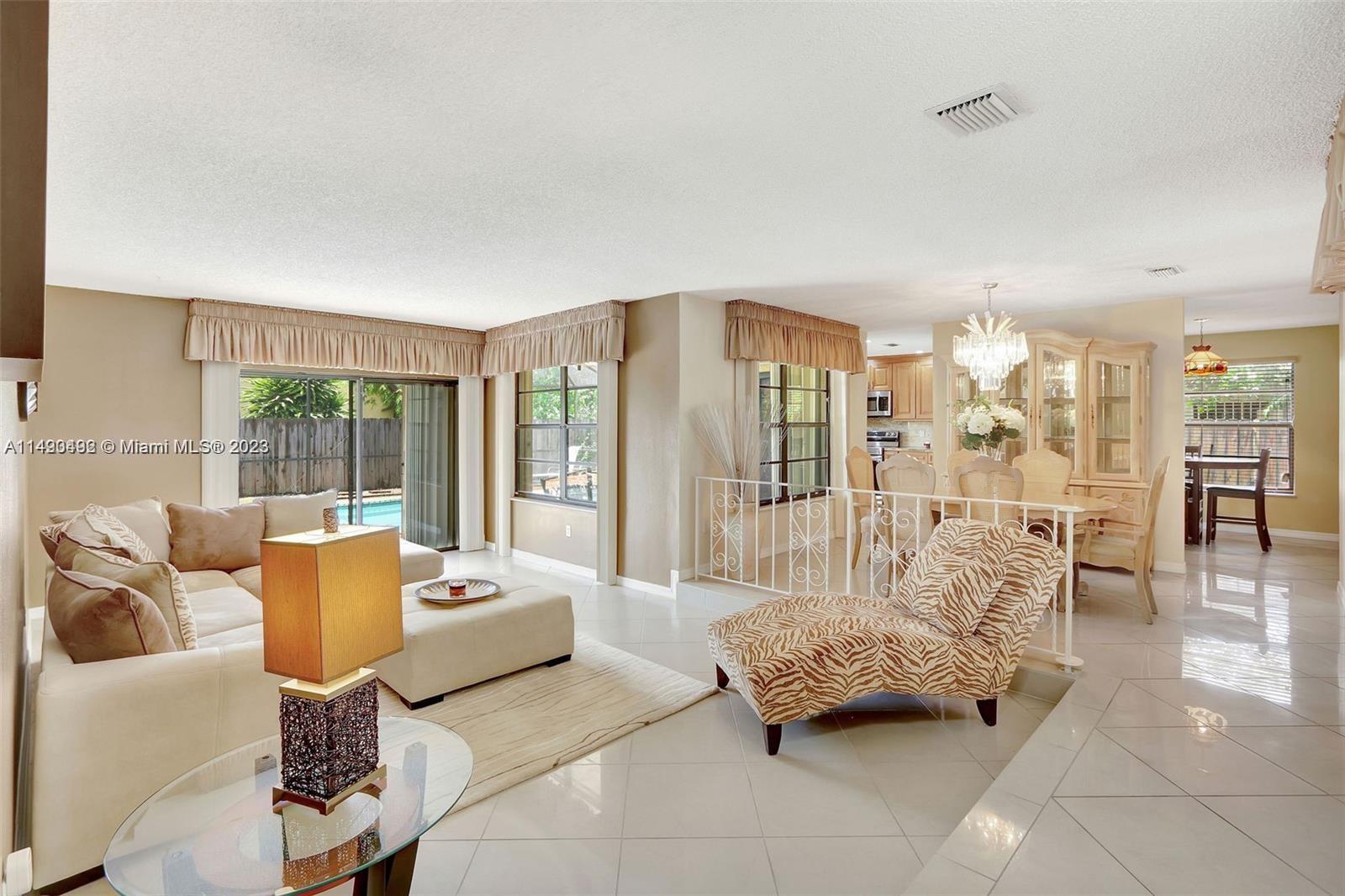 Palmetto Estates Miami, FL 33157 - Photo 5 of 26 a living room with furniture and large windows