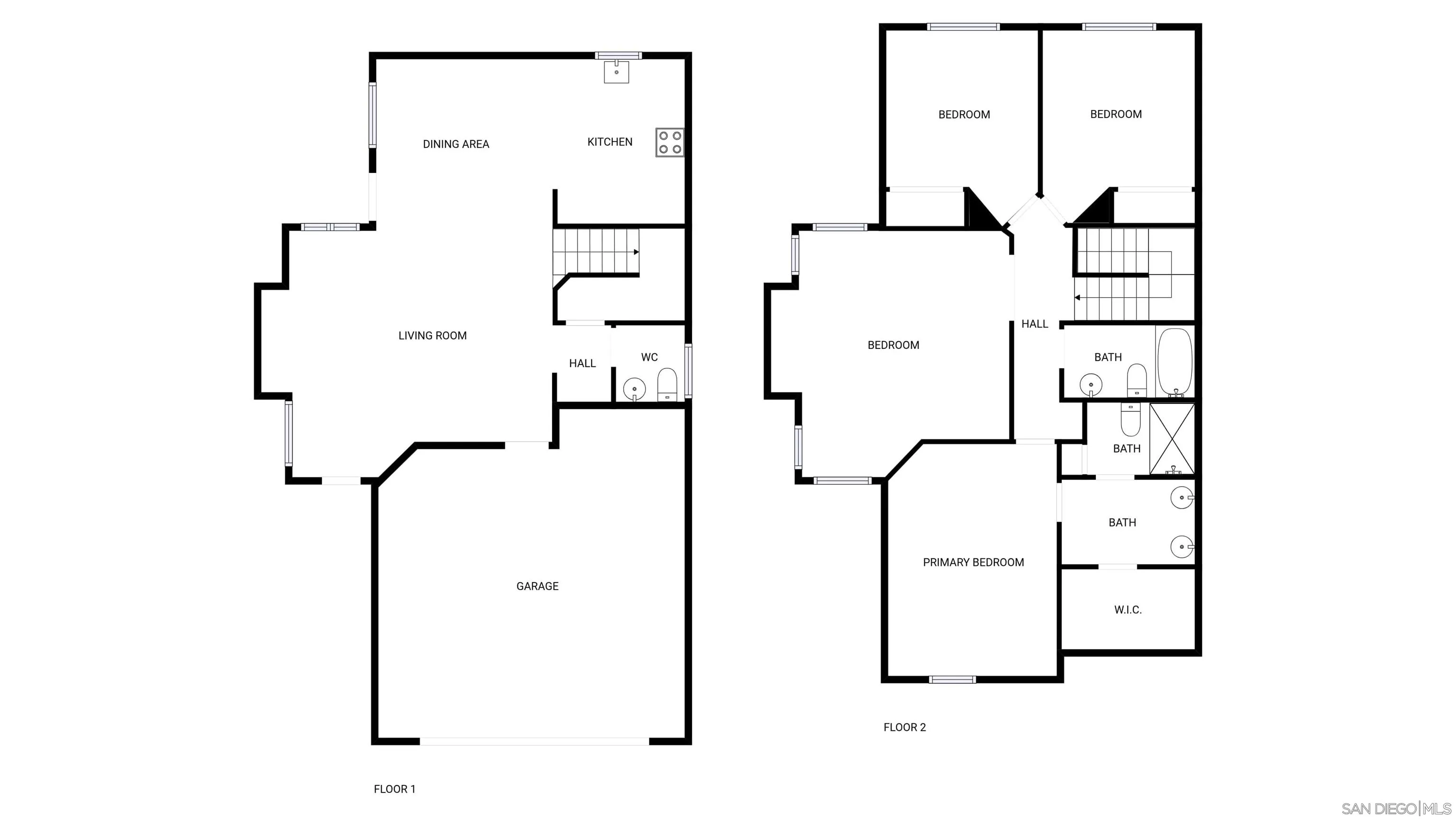 1822 McDougal Terrace El Cajon, CA 92021 - Photo 17 of 17 a picture of a bathroom with a shower