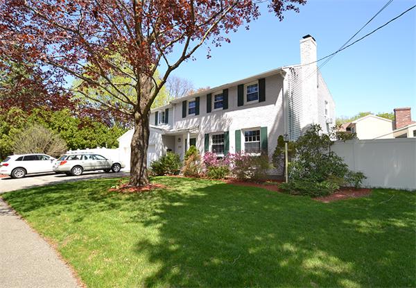 236 Parish Road Needham, MA 02494 - Photo 23 of 23 a house view with a garden space