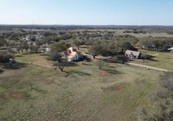 an aerial view of a