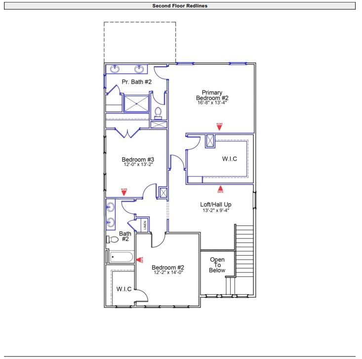 7030 New Horizons Lane Boiling Springs, SC 29316 - Photo 34 of 35 2nd Floor Layout