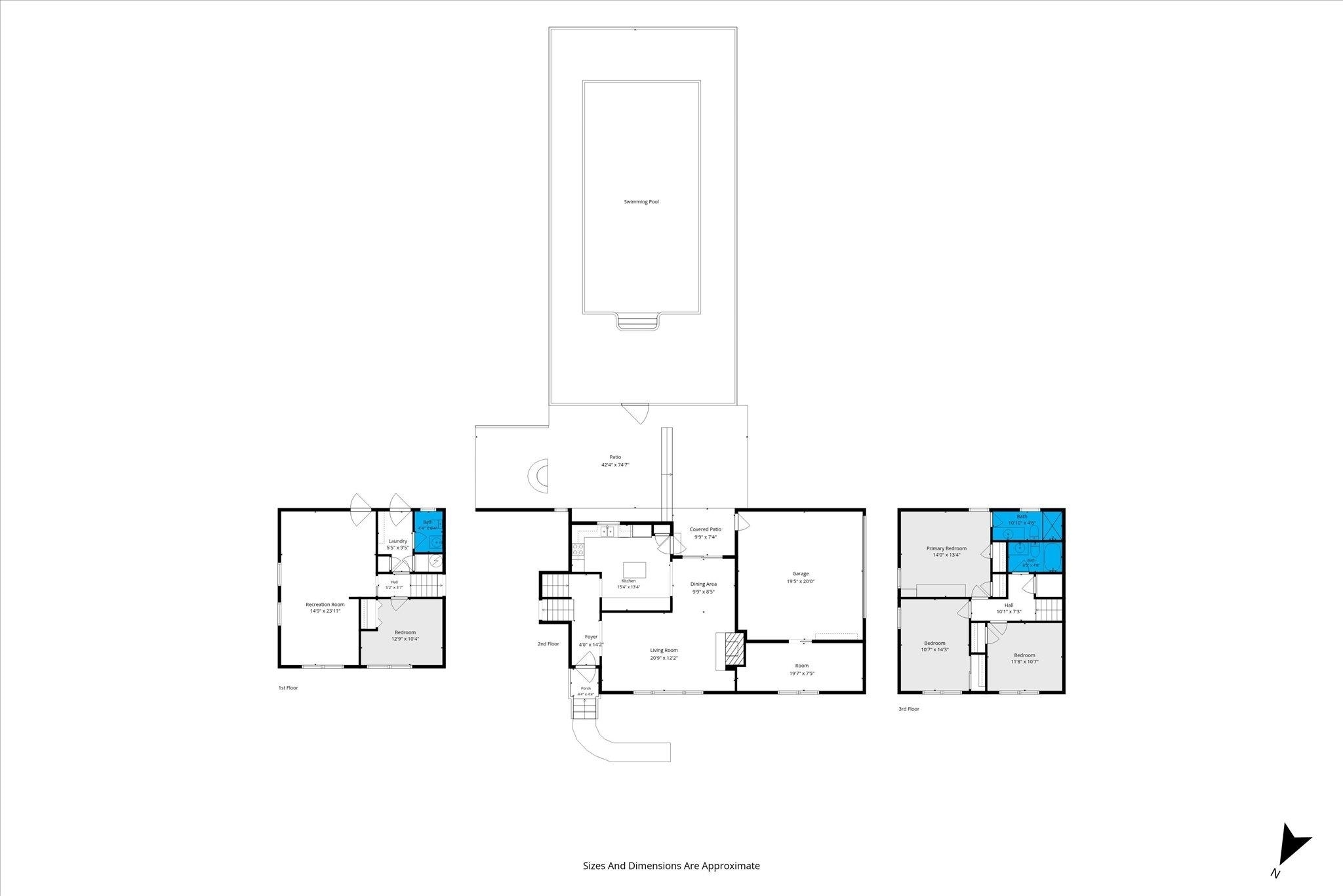 8301 Fordham Road Mobile, AL 36619 - Photo 54 of 57 Floor plan