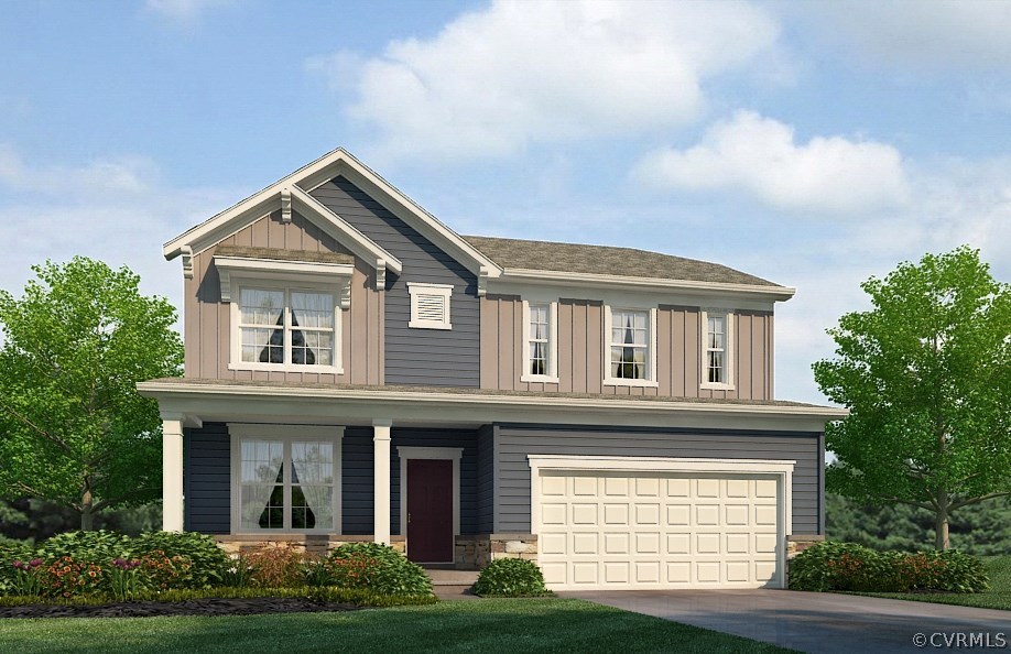 1348 Braisden Road Midlothian, VA 23114 - Photo 1 of 1 a front view of a house with garden