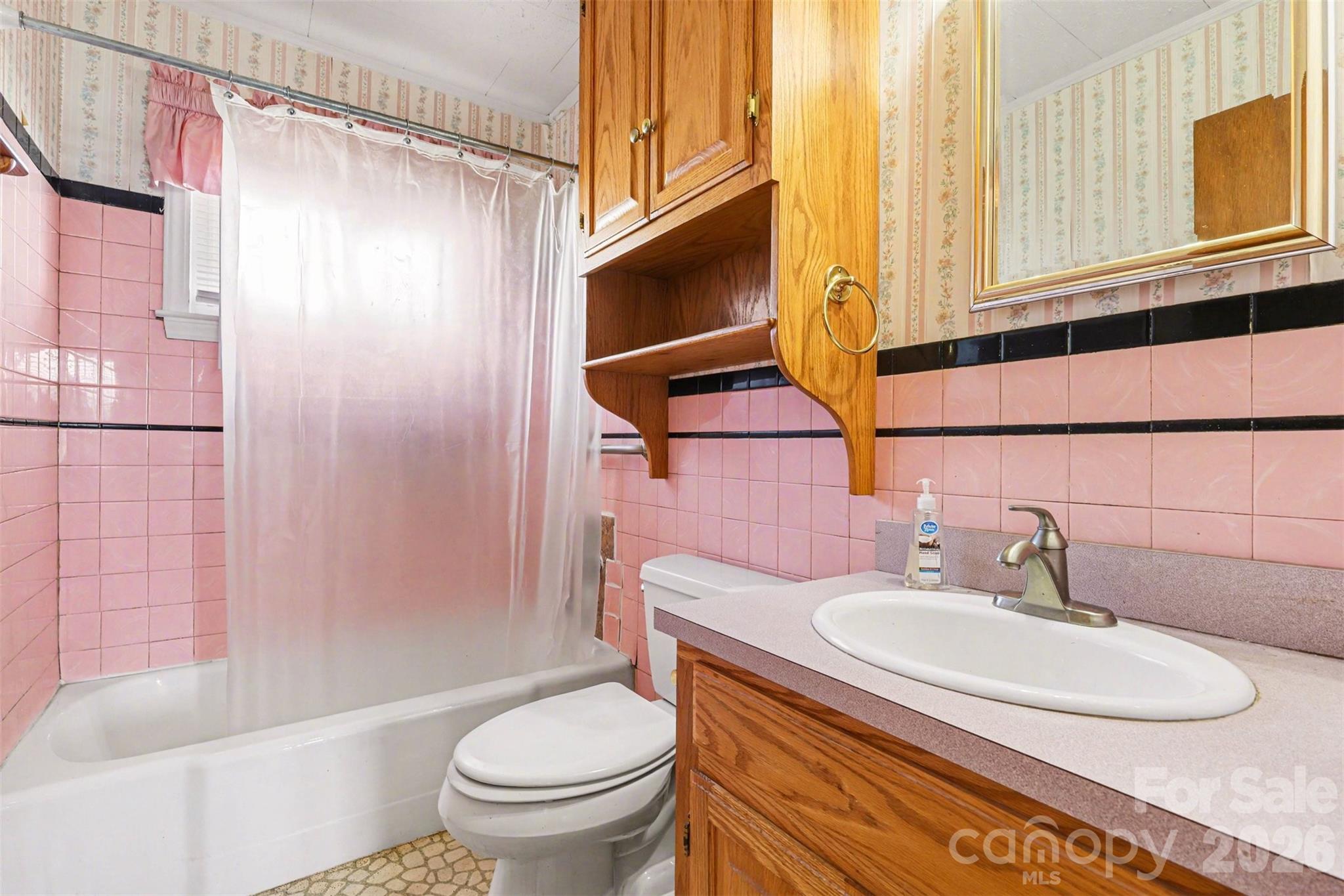 6501 Casar Road Casar, NC 28020 - Photo 11 of 45 a bathroom with a sink a toilet and shower