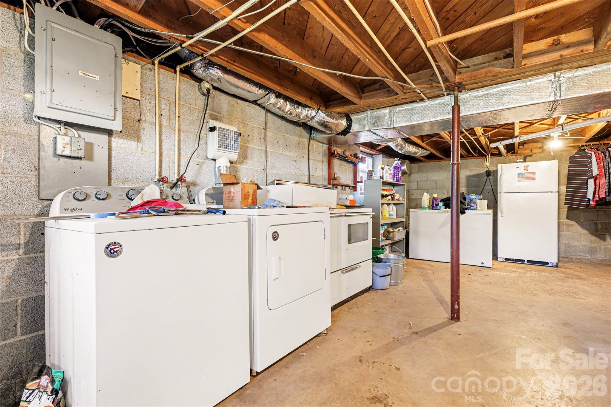 6501 Casar Road Casar, NC 28020 - Photo 15 of 45 a utility room with dryer and washer