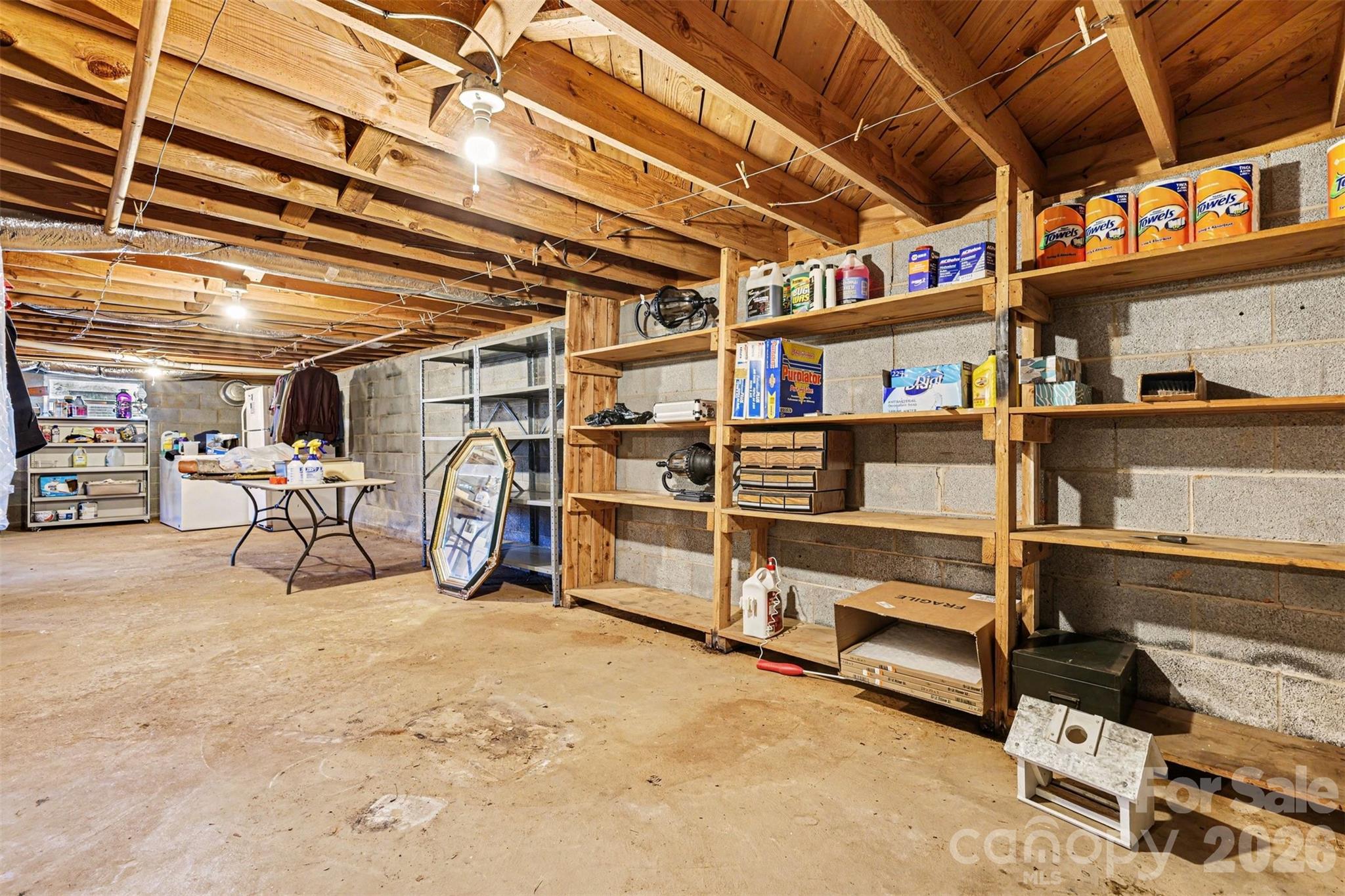 6501 Casar Road Casar, NC 28020 - Photo 18 of 45 a view of a storage room with racks