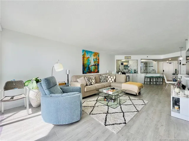 a view of balcony with furniture