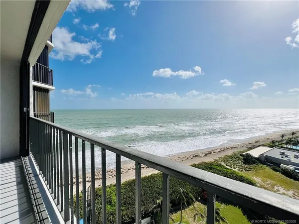 a view of beach and ocean