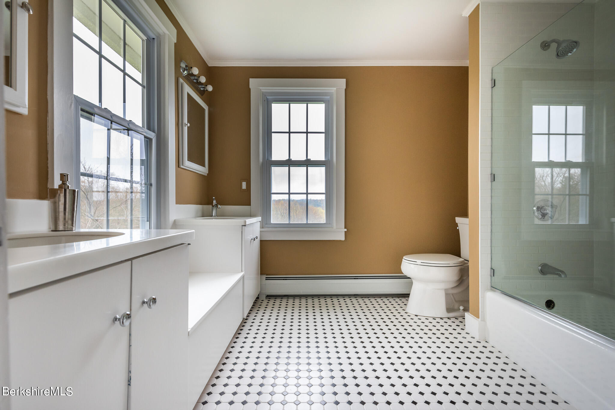 206 Blue Hill Road Great Barrington, MA 01230 - Photo 20 of 27 a bathroom with a sink a toilet and shower