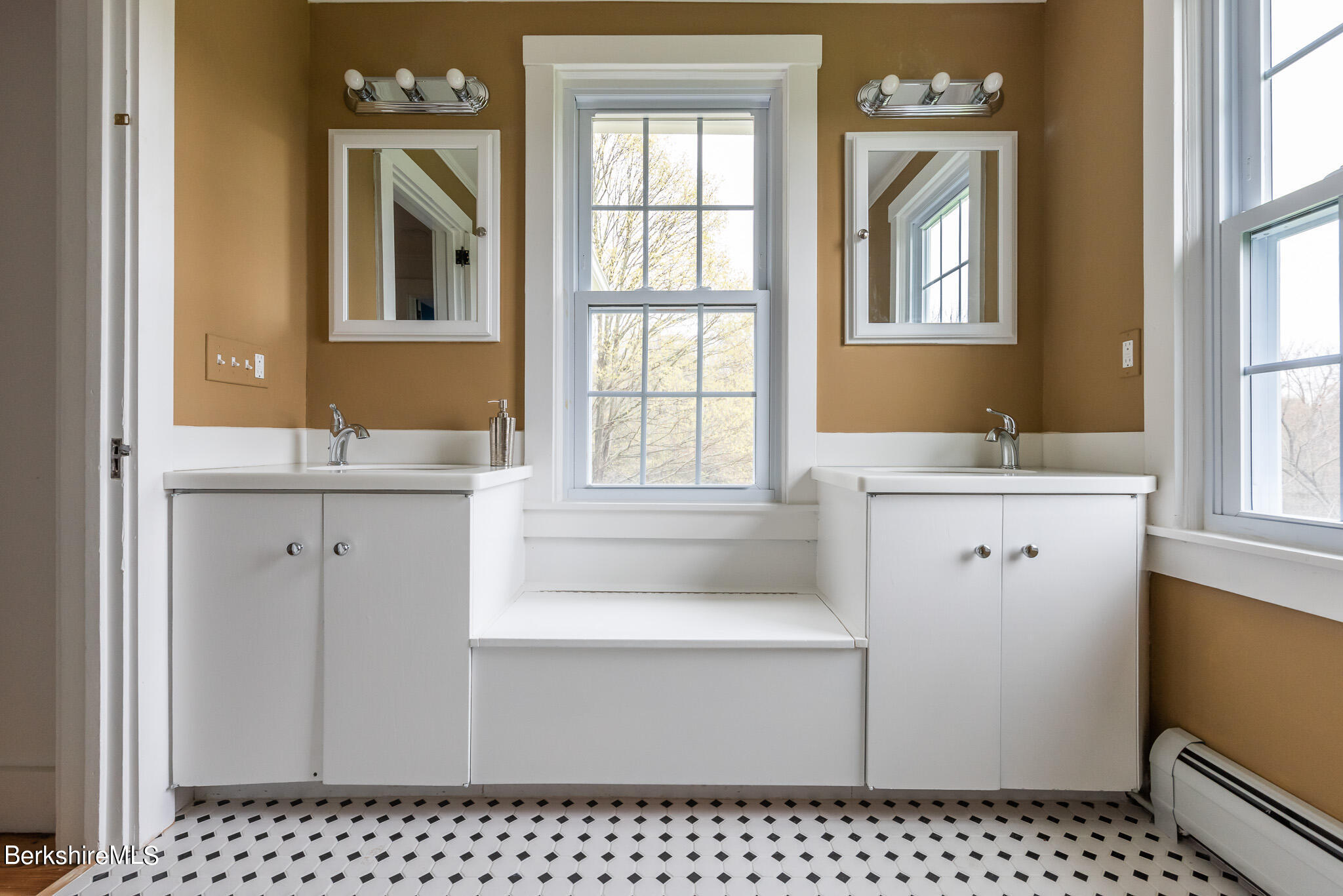 206 Blue Hill Road Great Barrington, MA 01230 - Photo 21 of 27 a bathroom with a sink a vanity and a window