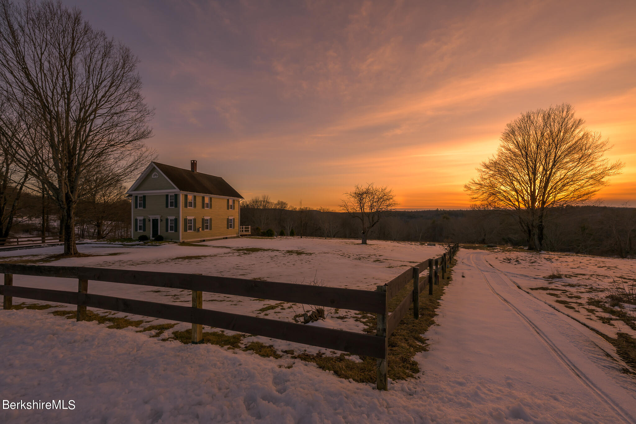 206 Blue Hill Road Great Barrington, MA 01230 - Photo 27 of 27 a view of house with outdoor space and sitting area