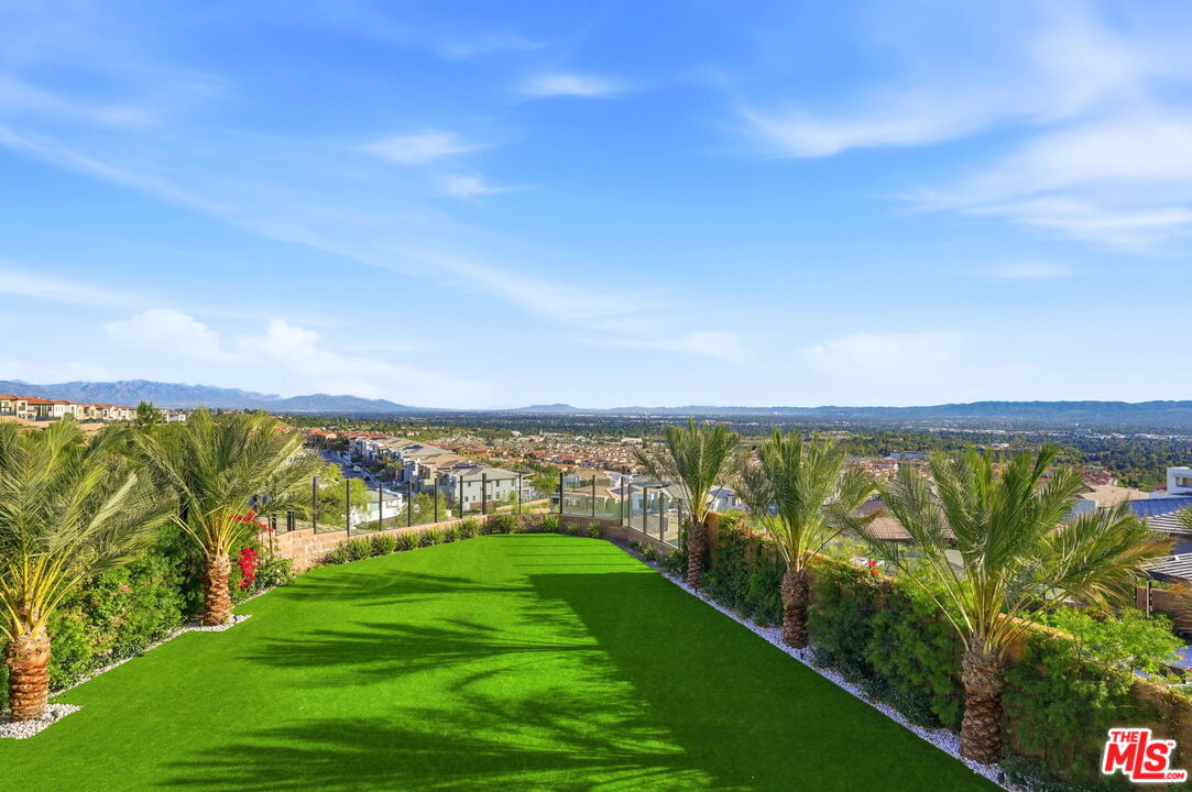 20448 Liverpool Way Porter Ranch, CA 91326 - Photo 45 of 61 a view of a garden with an ocean view
