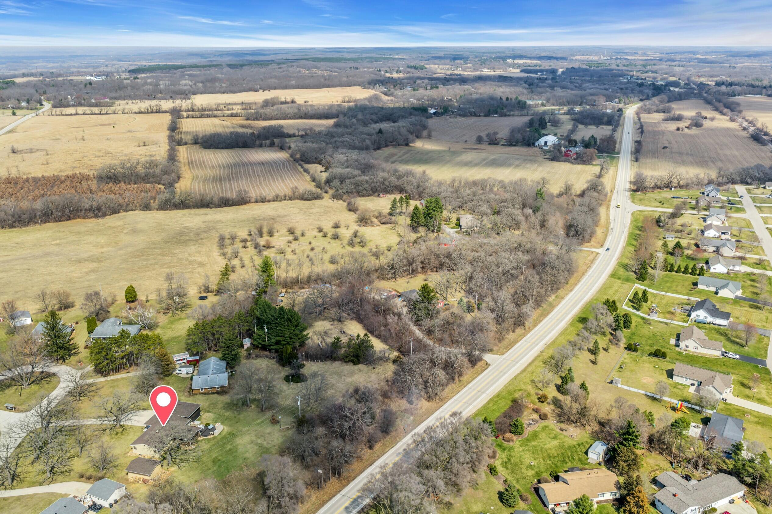 444 North Sherman Street Eagle, WI 53119 - Photo 67 of 67 Ariel View With Locations 4
