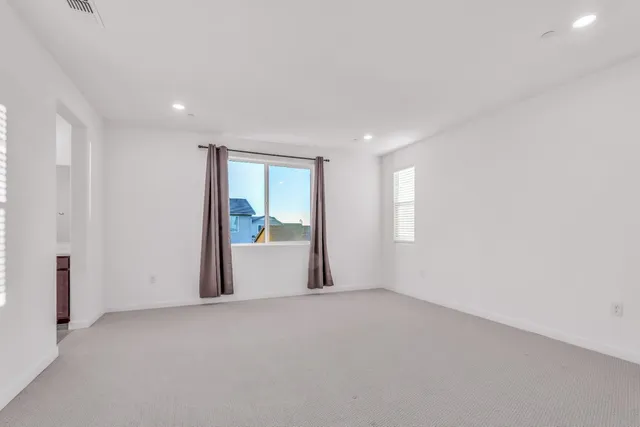 a view of a room with window