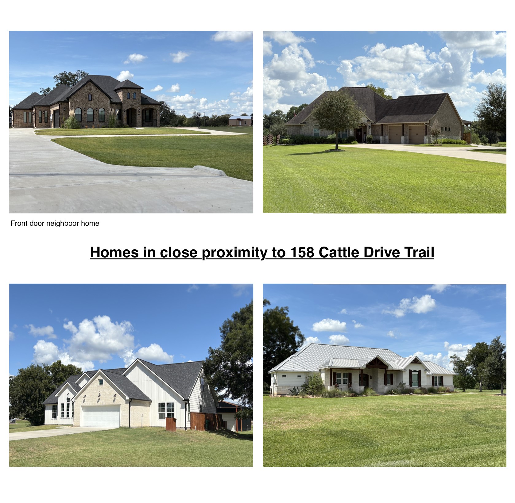 158 Cattle Drive Trail Angleton, TX 77515 - Photo 18 of 18 a view of a house with a yard