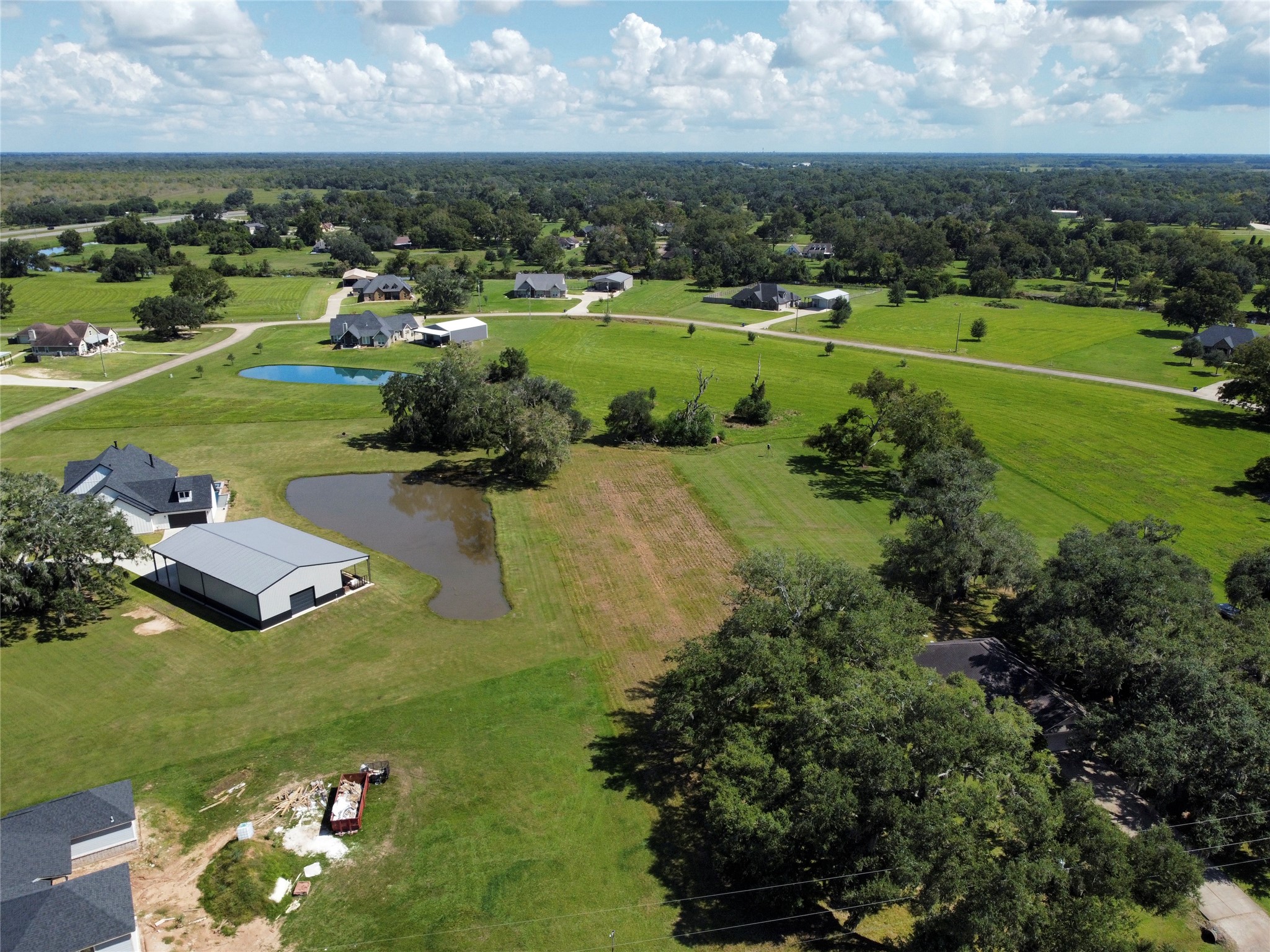 158 Cattle Drive Trail Angleton, TX 77515 - Photo 9 of 18 an aerial view of a houses with outdoor space