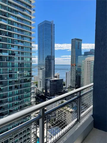 a view of balcony with city view